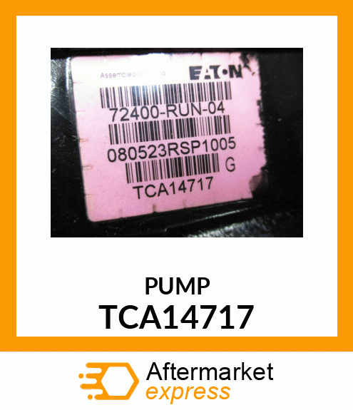 Hydraulic Pump TCA14717