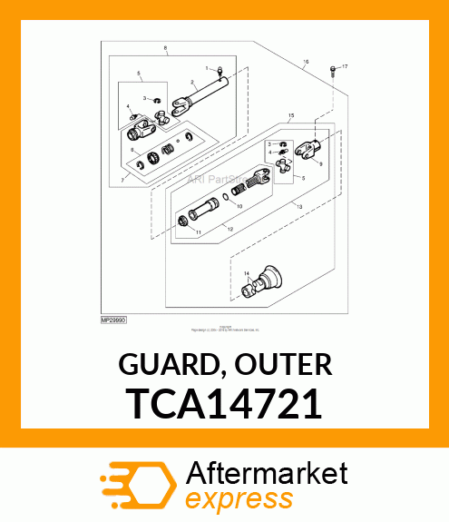 GUARD, OUTER TCA14721