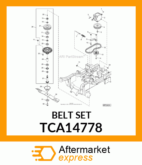 BELT SET TCA14778