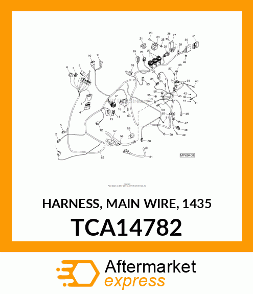 HARNESS, MAIN WIRE, 1435 TCA14782