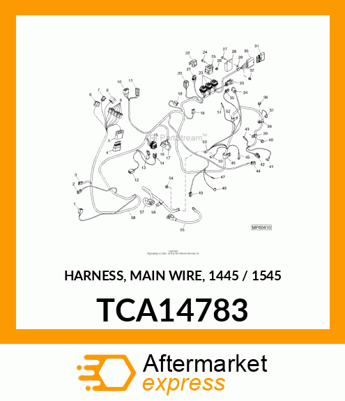 HARNESS, MAIN WIRE, 1445 / 1545 TCA14783