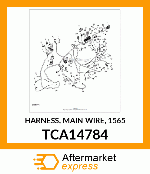 HARNESS, MAIN WIRE, 1565 TCA14784