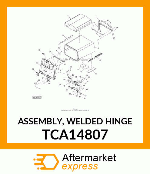 Hinge TCA14807