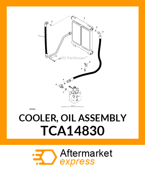 COOLER, OIL ASSEMBLY TCA14830