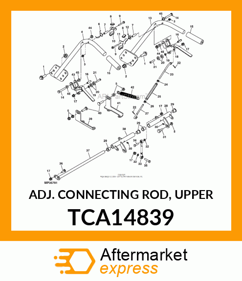 ADJ. CONNECTING ROD, UPPER TCA14839