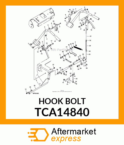 ADJ. CONNECTING ROD, LOWER TCA14840