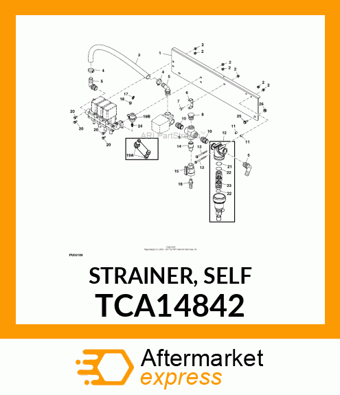 STRAINER, SELF TCA14842