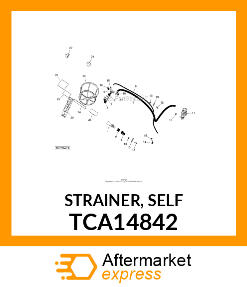 STRAINER, SELF TCA14842