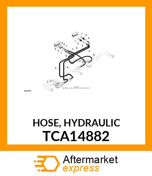 HOSE, HYDRAULIC TCA14882