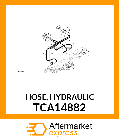 HOSE, HYDRAULIC TCA14882