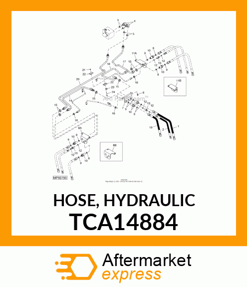 HOSE, HYDRAULIC TCA14884