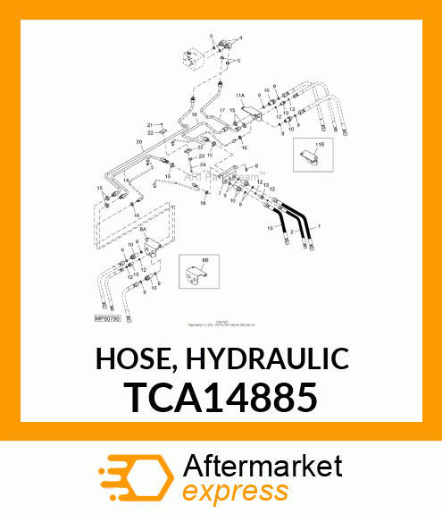 HOSE, HYDRAULIC TCA14885