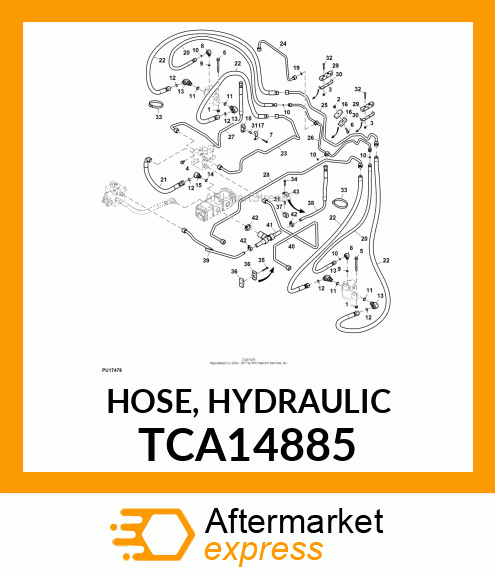 HOSE, HYDRAULIC TCA14885