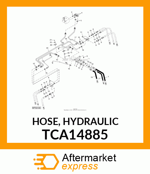 HOSE, HYDRAULIC TCA14885