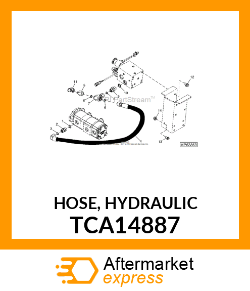 HOSE, HYDRAULIC TCA14887