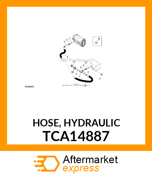 HOSE, HYDRAULIC TCA14887