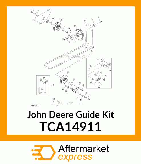 KIT, MULE BELT GUIDE TCA14911