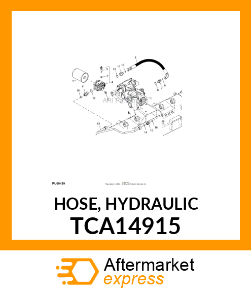 HOSE, HYDRAULIC TCA14915