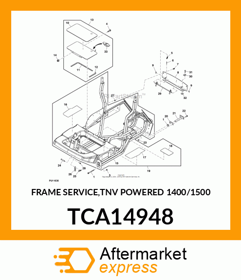 FRAME SERVICE,TNV POWERED 1400/1500 TCA14948