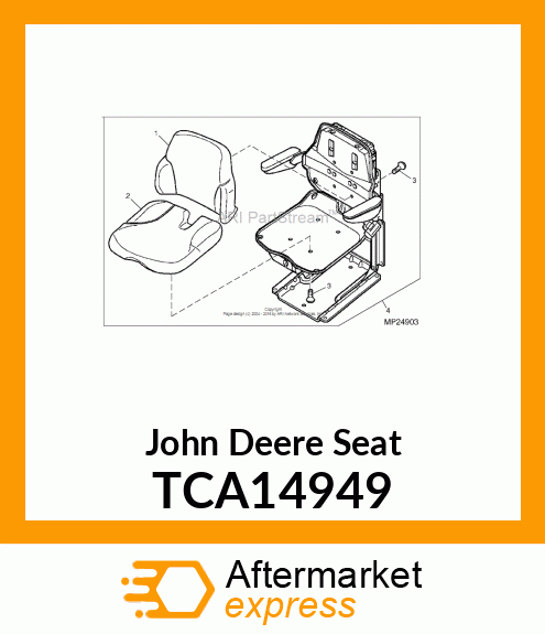 SEAT, ASSEMBLY TCA14949