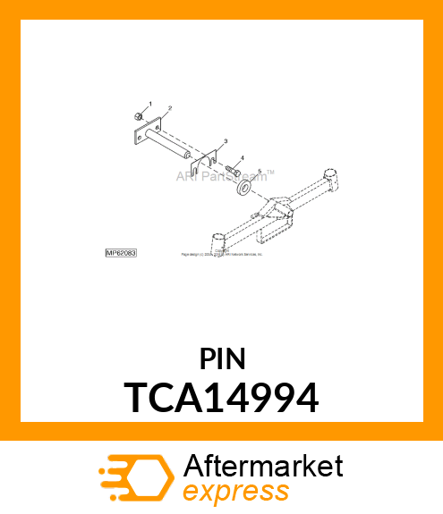 PIN, PIVOT (HEAT TREAT) TCA14994