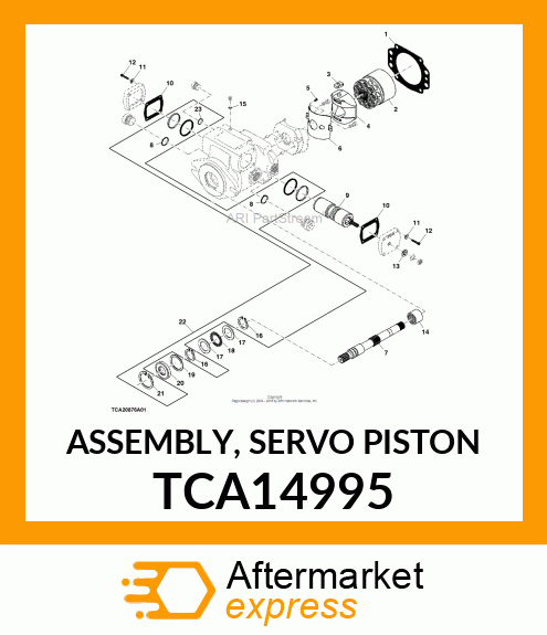 ASSEMBLY, SERVO PISTON TCA14995