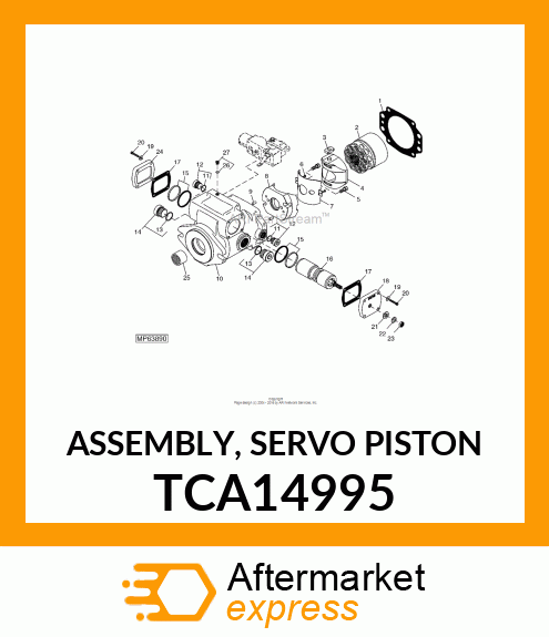 ASSEMBLY, SERVO PISTON TCA14995