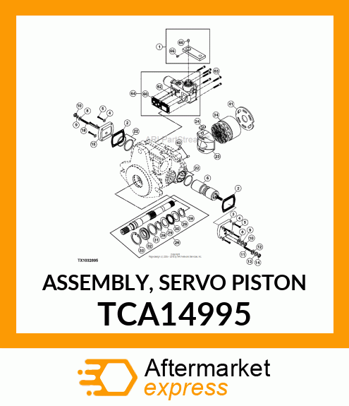 ASSEMBLY, SERVO PISTON TCA14995