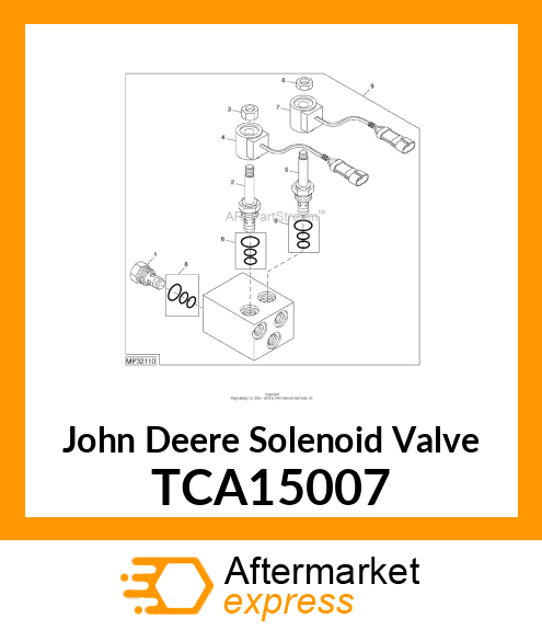 VALVE, SOLENOID CARTRIDGE SV08 N/O TCA15007