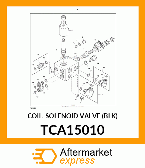 COIL, SOLENOID VALVE (BLK) TCA15010