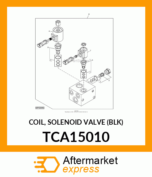 COIL, SOLENOID VALVE (BLK) TCA15010