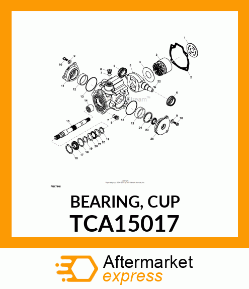 BEARING, CUP TCA15017