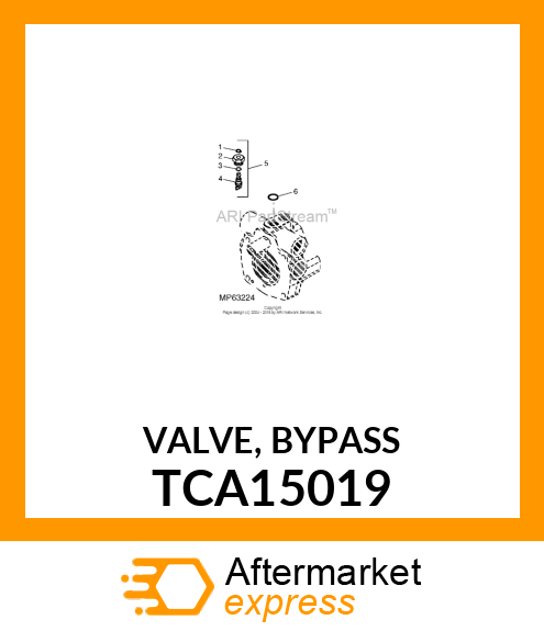 VALVE, BYPASS TCA15019