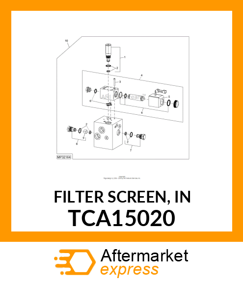 FILTER SCREEN, IN TCA15020