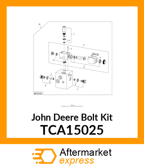 KIT, BOLT (DG4V VALVE) TCA15025