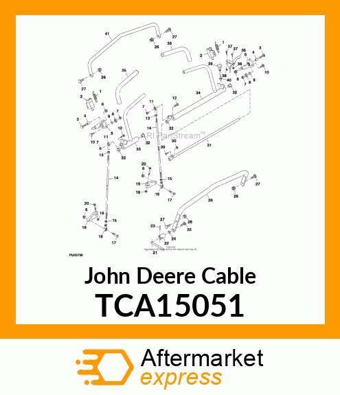 CABLE, THROTTLE TCA15051