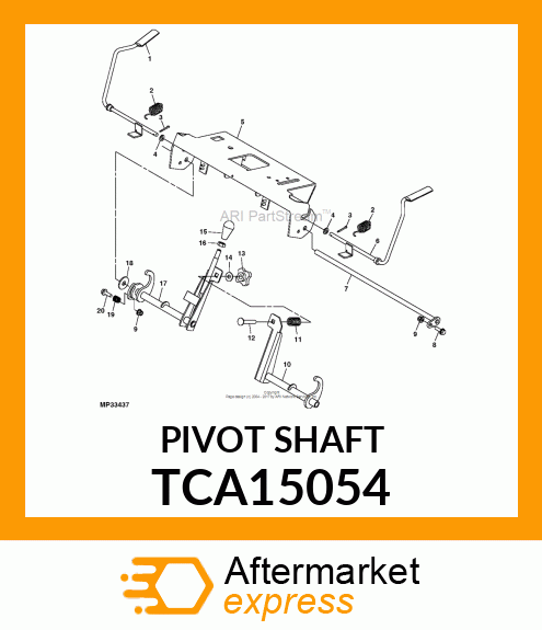 PIVOT SHAFT TCA15054