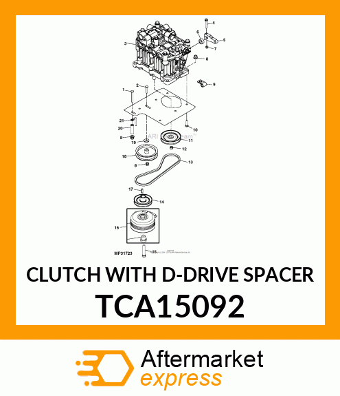 CLUTCH WITH D TCA15092