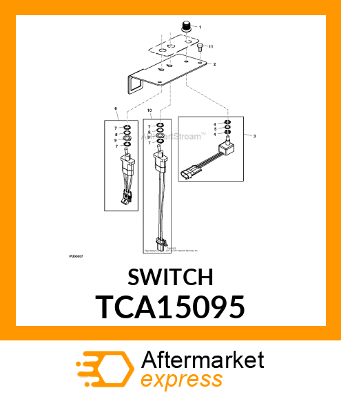 SWITCH, SPST ON TCA15095