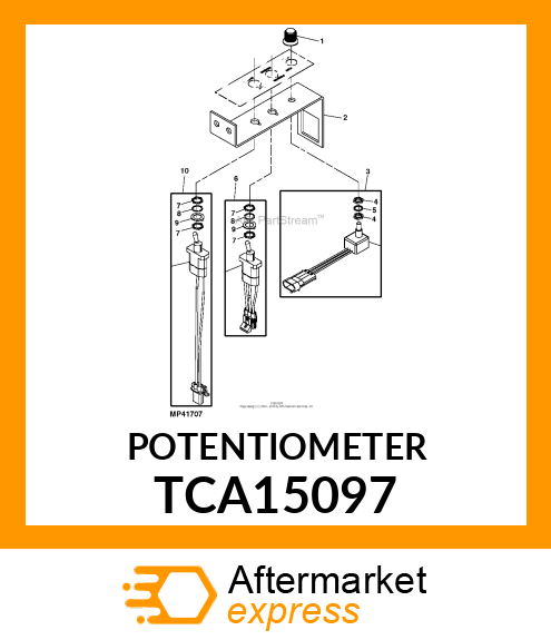 POTENTIOMETER, 5 KOHM TCA15097