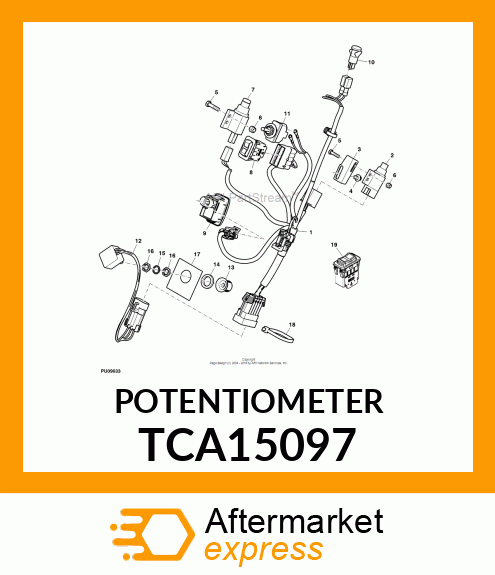 POTENTIOMETER, 5 KOHM TCA15097