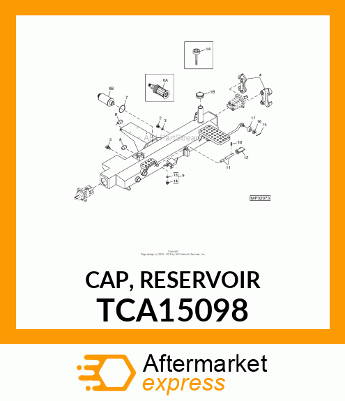 CAP, RESERVOIR TCA15098