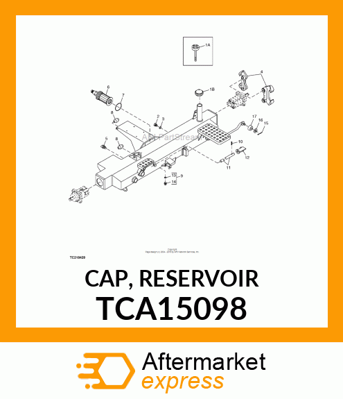 CAP, RESERVOIR TCA15098