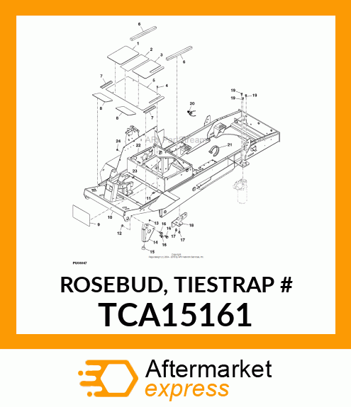 ROSEBUD, TIESTRAP # TCA15161