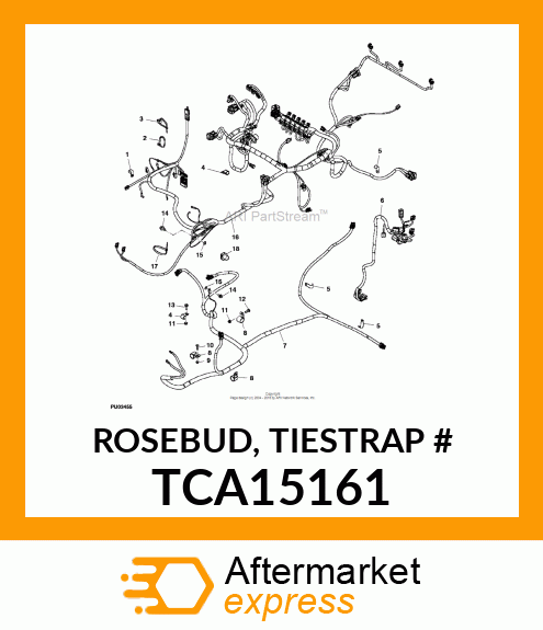 ROSEBUD, TIESTRAP # TCA15161