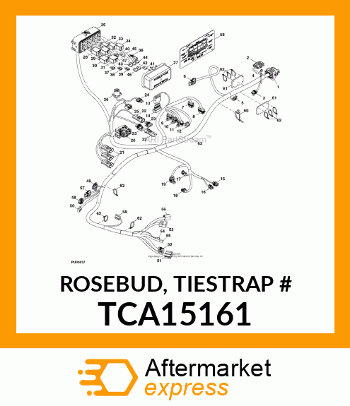 ROSEBUD, TIESTRAP # TCA15161