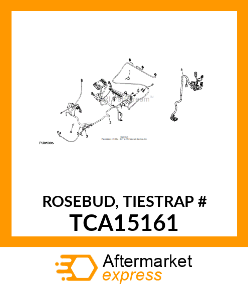 ROSEBUD, TIESTRAP # TCA15161