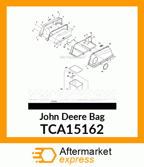 BAG, HD COMMERCIAL 3 BAG BAGGER # TCA15162