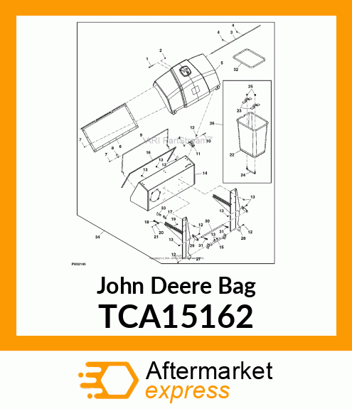 BAG, HD COMMERCIAL 3 BAG BAGGER # TCA15162