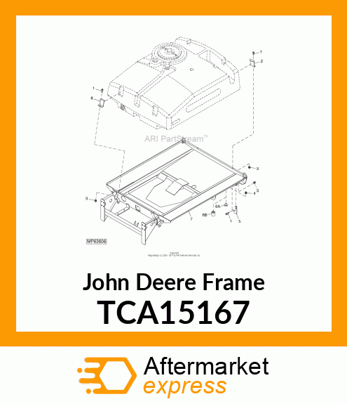 FRAME, HD200/HD300 SPRAYER TCA15167